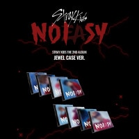 韓国音楽 Stray Kids (ストレイキッズ) - 2集 「NOEASY」 Jewel Case Ver. (バージョンランダム発送/CD+フォトブック20P+ステッカー1枚+フォトカード1種)＋