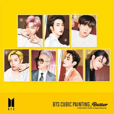 ʧΤߡ˴ڹ񥹥å BTS CUBIC PAINTING VER.6 Butter ƾǯ DIY 塼ӥå ڥƥ (71)