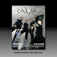 韓国音楽 aespa (エスパ) - Savage [Hallucination Quest Ver.] (CD+フォトブック56P+折りたたみポスター4種+タトゥーシール+レンチキュラーカード1種+