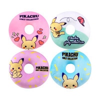 （先払いのみ）キャラクターグッズ Pokemon (ポケモン) ピカチュウ ガーリー コレクトブック ドーナツ クッション (4種1択)|Pokemon|キャラクターグッズ