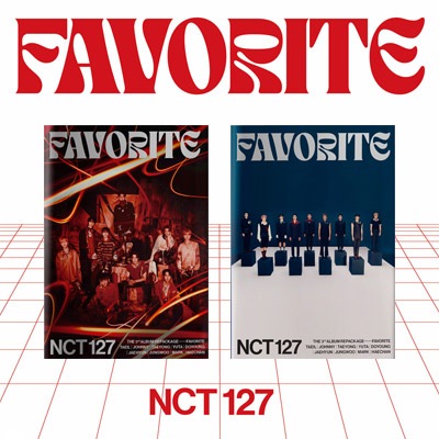 韓国音楽 NCT 127 - 3集リパッケージ 「Favorite」 (ランダム発送/CD+ 