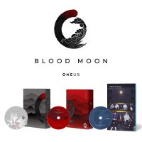 韓国音楽 ONEUS (ワンアース) - BLOOD MOON (バージョン選択/CD+フォトブック+BIGフォトカード1種+フォトカード1種 外)＋初回限定ポスター贈呈