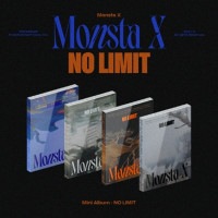 韓国音楽 MONSTA X (モンスタエックス) - NO LIMIT (バージョン選択/CD+フォトブック96P+フォトカード1種+ステッカー1種+折りたたみポスター1種+予約特典)|MONXTA 