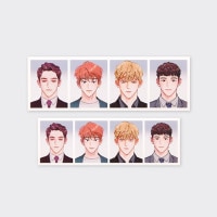 （先払いのみ）韓国キャラクターグッズ 「100%クリーンアップ」 公式グッズ 証明写真|WEBTOON|キャラクターグッズ