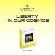 韓国音楽 CRAVITY (クラビティ) - 1集 Part.2 [LIBERTY : IN OUR COSMOS] KiT Ver. (エアキット+タイトル＆クレジットカード+ポストカード1種+フォ