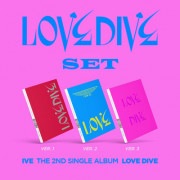 韓国音楽 IVE (アイブ) - LOVE DIVE (バージョン3種セット)
