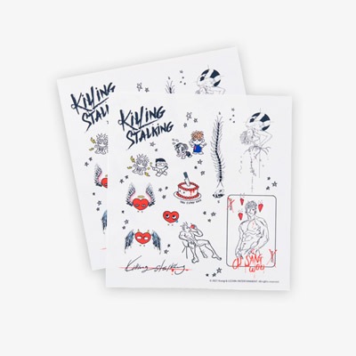 先払いのみ 韓国キャラクターグッズ キリング ストーキング 公式グッズ タトゥーシール キャラクターグッズ Webtoon 韓流ショップ