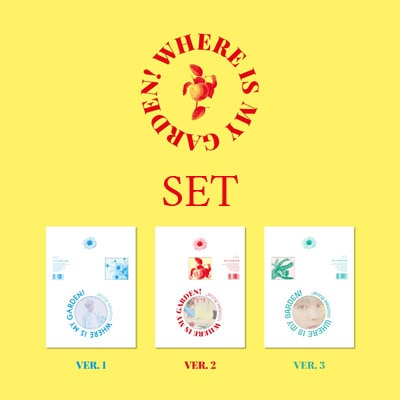 韓国音楽 チョン・セウン - Where is my Garden! (バージョン3種セット