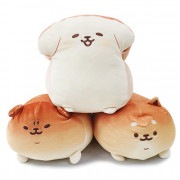 （先払いのみ）キャラクターグッズ いーすとけん。しばこっぺ/とさあんこ/ゴールデントースト もちもち クッション 40cm (3種1択)
