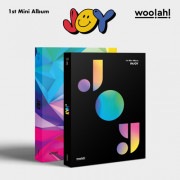 韓国音楽 woo!ah! (ウア) - JOY (バージョン選択/CD+フォトブック84P+ホルダー1種+4カットフィルムフォト1種+折りたたみポスター1種+ポストカート1種+フォトカード2種+ステッ