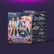 韓国音楽 aespa (エスパ) - Girls [Real World Ver.] (CD+フォトブック72P+ポラロイド1種+フォトカード1種+折りたたみポスター1種+ステッカー1種)＋初回限定ポ