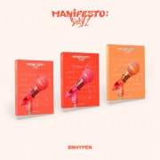 韓国音楽 ENHYPEN (エンハイフン) - MANIFESTO : DAY 1 (バージョン選択/CD+フォトブック+フォトカード2種+ポストカード1種+メッセージカード1種+缶バッジ1種+タトゥ