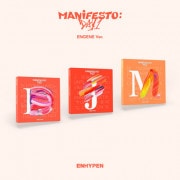 韓国音楽 ENHYPEN (エンハイフン) - MANIFESTO : DAY 1 [ENGENE Ver.] (バージョン選択/CD+フォトブック+フォトカード2種+ステッカー1種+折りたたみ歌詞ポ