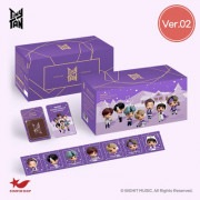 （先払いのみ）韓国スターグッズ 防弾少年団 (BTS) TinyTAN タイニータン メッセージ チョコレート Ver.2 Purple Holidays