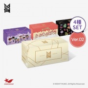 （先払いのみ）韓国スターグッズ 防弾少年団 (BTS) TinyTAN タイニータン メッセージ チョコレート Ver.2 4種セット