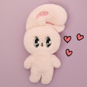 （先払いのみ）キャラクターグッズ Esther Bunny (エスターバニー) フラットファー ぬいぐるみ
