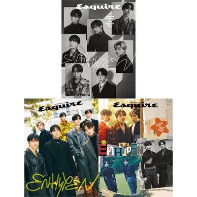ENHYPENミニポスターカード収録] 韓国男性雑誌 Esquire (エスクァイア