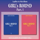 韓国音楽 Lapillus (ラピルス) - GIRL’s ROUND Part. 1 [Platform Ver.] (バージョン選択/カードホルダー+PVCフォトカードアルバム1種+メッセージフォ