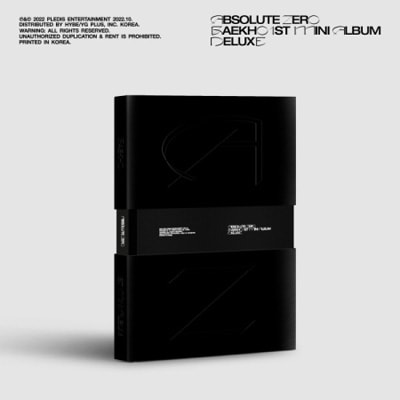 韓国音楽 元NU'ESTのベクホ 初ソロアルバム - Absolute Zero [Deluxe