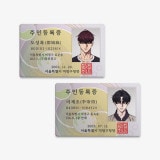 （先払いのみ）韓国キャラクターグッズ 「駒たちの世界」 公式グッズ 身分証明書