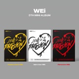 韓国音楽 WEi (ウィーアイ) - Love Pt.2 : Passion (ランダム発送/CD+フォトブック84P+歌詞ブック8P+フィルムフォト1種+IDカード1種+フォトカード2種+初回限定ラ