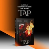 韓国音楽 SECRET NUMBER (シークレット・ナンバー) - TAP (5THシングルアルバム/CD+フォトブック128P+ステッカー1種+フォトカードミニホルダー+フォトカード2種+折りたた