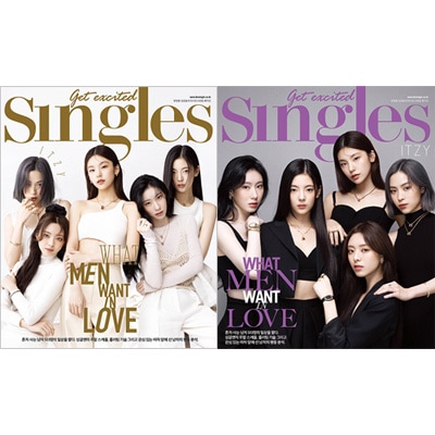 韓国女性雑誌 Singles (シングルズ) 2022年 12月号 (ITZY表紙選択/キム