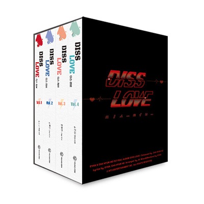 韓国書籍 小説「DISS LOVE ディスラブ 1～4巻 ブックケースセット