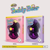韓国音楽 STAYC (ステイシー) - Teddy Bear (バージョン選択/CD+フレグランスカード1種+フォトブック60P+BEAR DIY TAZOS+フォトカード1種)＋初回限定ポスター贈