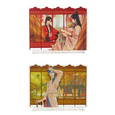 先払いのみ）キャラクターグッズ 「天官賜福」 公式グッズ 屏風