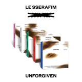 韓国音楽 LE SSERAFIM (ルセラフィム) - 1集 「UNFORGIVEN」 COMPACT Ver. (バージョンランダム発送/CD+ブックレット16P+フォトカード1種+ポストカード1種