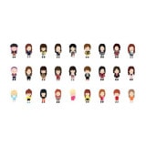 （先払いのみ）韓国スターグッズ TWICE （トゥワイス） POP-UP STORE [Twaii’s Shop] OFFICIAL GOODS - キャラクター ブックマークセット (3種1択)