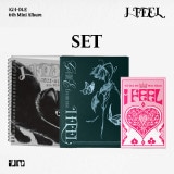 韓国音楽 (G)I-DLE (ジー・アイドゥル) - 6thミニアルバム 「I feel」 (バージョン3種セット)＋初回限定ポスター贈呈