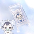 （先払いのみ）韓国キャラクターグッズ 「キミを探す波」 公式グッズ イホ バンウル ベビーベッド アクリルスタンド+チャームセット
