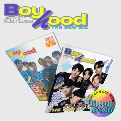 韓国音楽 THE NEW SIX (TNX) - BOYHOOD (バージョン選択/CD+フォト