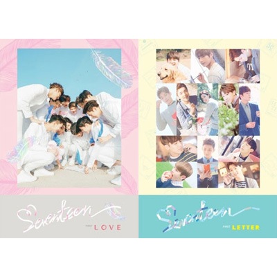 SEVENTEEN - SEVENTEEN LOVE&amp;LETTER  LOVE 直筆サイン　ジョンハン SEVENTEEN [LOVE & LETTER] Repackage Autographed Signed Album