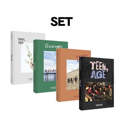 SEVENTEEN Teen Age 4種 形態 フル セット アルバム CD 4種セット/再発売] 韓国音楽 SEVENTEEN (セブンティーン) - 2集