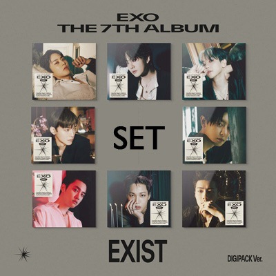 8種セット] 韓国音楽 EXO (エクソ) - 7集 「EXIST」 Digipack Ver 