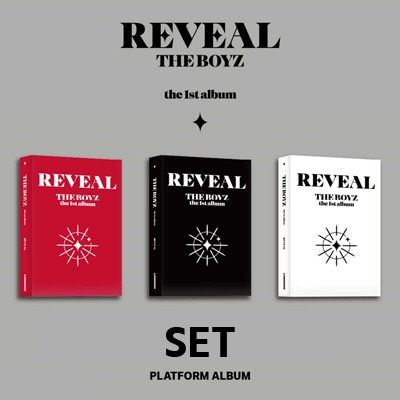 3種セット] 韓国音楽 THE BOYZ (ザ・ボーイズ) - 1集 「REVEAL