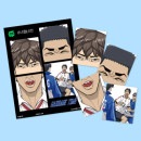 （先払いのみ）韓国キャラクターグッズ 「ガベージ・タイム」 公式グッズ 4カットフォトセット|WEBTOON|キャラクターグッズ