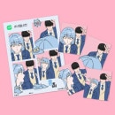 （先払いのみ）韓国キャラクターグッズ 「竜な少女」 公式グッズ 4カットフォトセット|WEBTOON|キャラクターグッズ