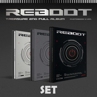3種セット] 韓国音楽 TREASURE (トレジャー) - 2集 「REBOOT