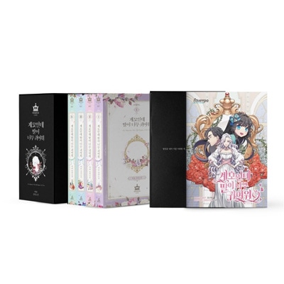 韓国書籍 小説 「継母だけど娘が可愛すぎる 1～4巻 ブックケース限定版