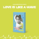 韓国音楽 ユン・ソビン - LOVE IS LIKE A WAVE [PLVE Ver.] (QRカード1種+フォトカード1種+自撮りフォトカード1種+ステッカー1種+歌詞ペーパー+スクラッチカード1