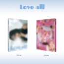 韓国音楽 チョ・ユリ - LOVE ALL (バージョン選択/CD+フォトブック68P+アコーディオンポストカード1種+折りたたみポスター1種+IDカード1種+オーナメント1種+ステッカー1種+フォト