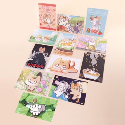 猫眼三兄弟 ポストカード ステッカーセット