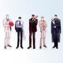（先払いのみ）韓国キャラクターグッズ 「Profundis プロファンディス」 公式グッズ アクリルスタンド (5種1択) [数量限定IDカード贈呈]