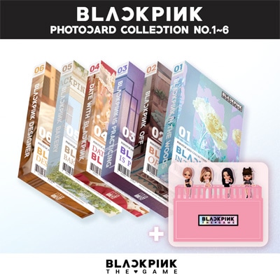 [åȽŵ] ڹ񥹥å BLACKPINK (֥åԥ) THE GAME PHOTOCARD COLLECTION No.1~6 SET (ͽ ȯ2023.12.04ʸ)