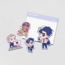 （先払いのみ）韓国キャラクターグッズ 「大物展」 公式グッズ リムーバブル デコステッカー Office ver.
