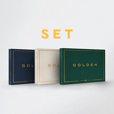 3種セット] 韓国音楽 BTSのジョングク - 1集 「GOLDEN」 (バージョン3